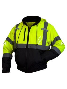Pyramex RJ3110 High Visibility Insulated Reflective Safety Jacket NWT Size M
